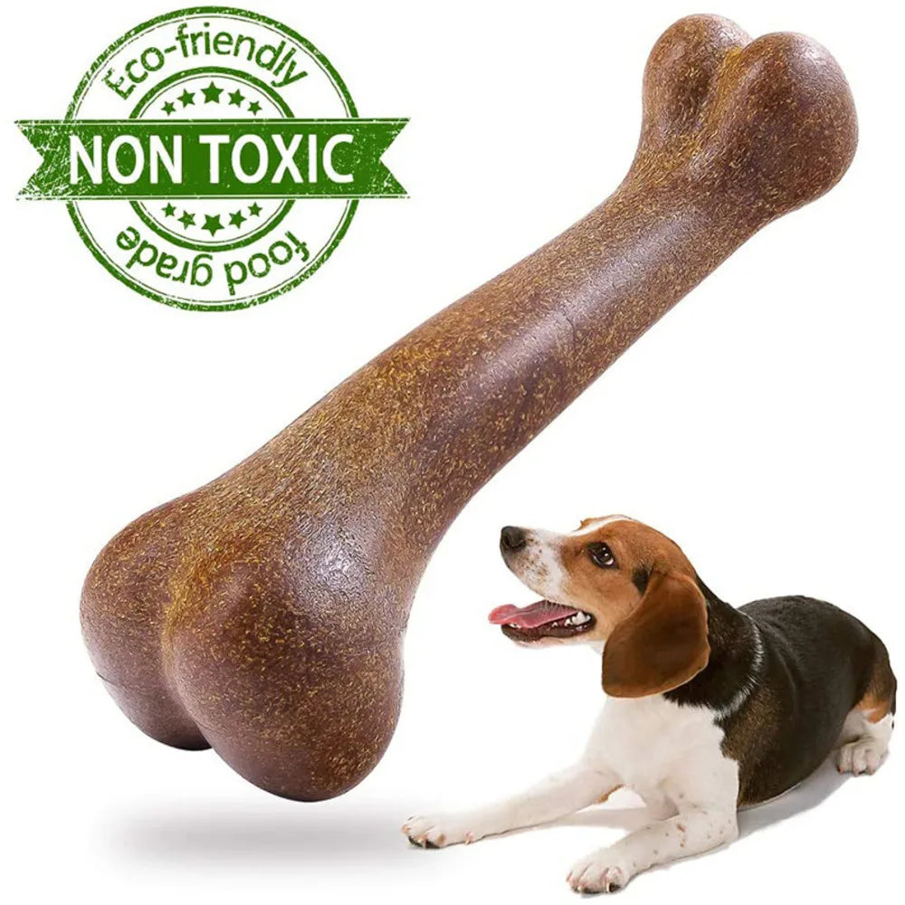 Juguetes para Perro Hueso Masticable, Casi Indestructible, Natural y No Tóxico, Juguetes Anti-Mordida para Cachorros, Perros Pequeños, Medianos y Grandes